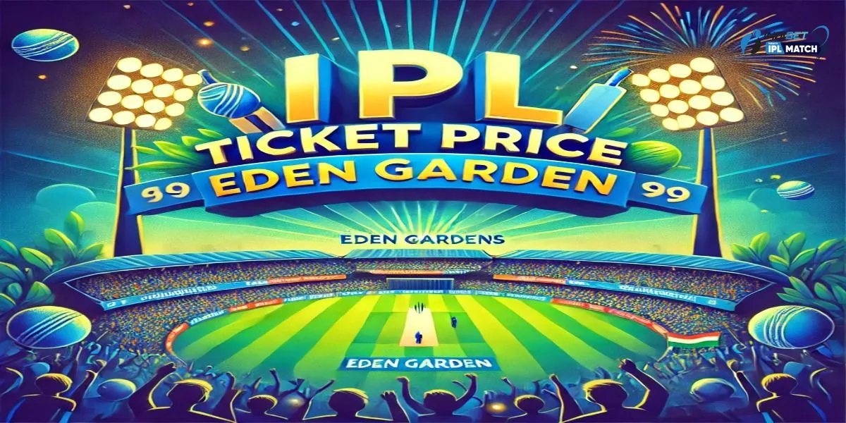 IPL Ticket Price Eden Garden